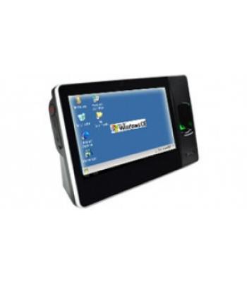 Darba laika uzskaites Kontrolieris pēc pirkstu nospieduma, 7” skārienjūtīgais displejs, Windows